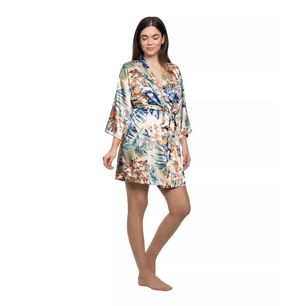 Linea Donatella Selaura Peach Robe Side