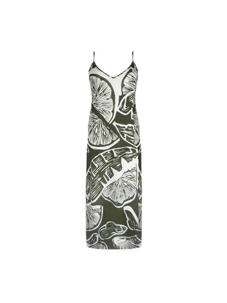 Lise Charmel Antigel La Miss Cocktail Beach Dress Khaki