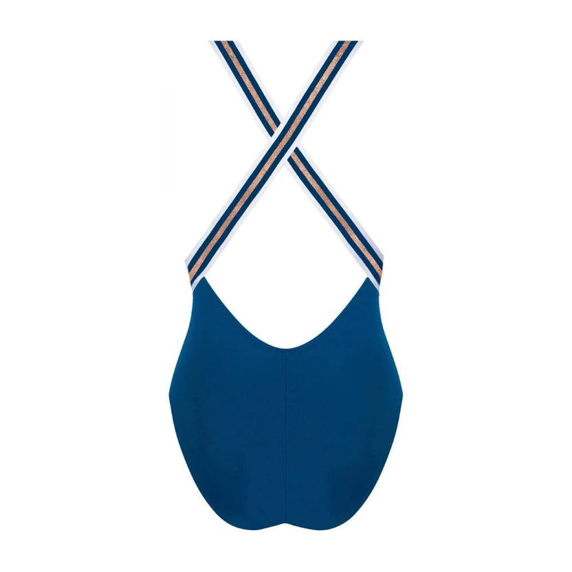 Lise Charmel Energie Nautique Blue Swimsuit Back