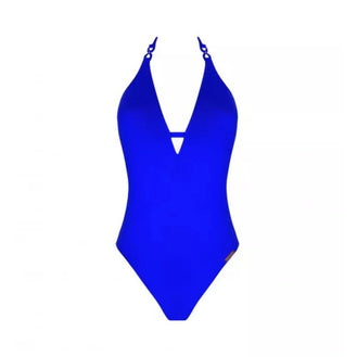 Lise Charmel Grace Infinie Blue Halter Swimsuit