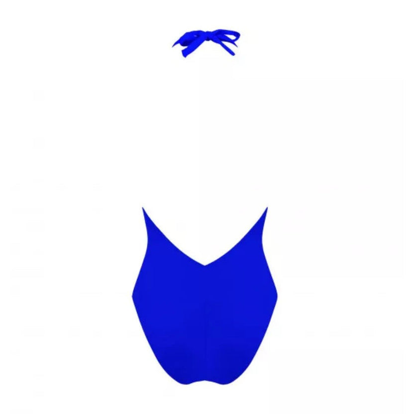 Lise Charmel Grace Infinie Blue Halter Swimsuit