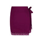 Lise Charmel Ajourage Couture Prune Beach Skirt