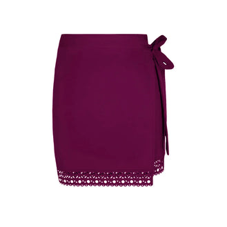 Lise Charmel Ajourage Couture Prune Beach Skirt