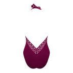 Lise Charmel Ajourage Couture Prune Halter Swimsuit Back