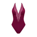 Lise Charmel Ajourage Couture Prune Plunge Swimsuit