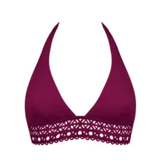 Lise Charmel Ajourage Couture Prune Triangle Bikini Top