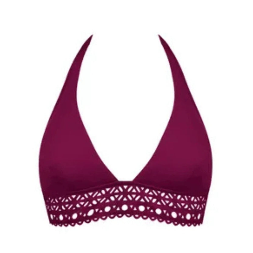 Lise Charmel Ajourage Couture Prune Triangle Bikini Top