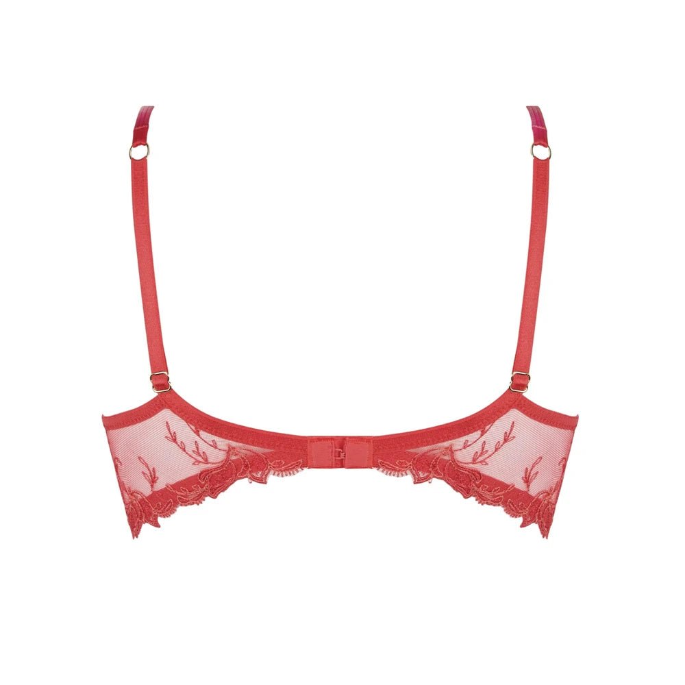 Lise Charmel Beaute Source Red Padded Plunge Bra Back