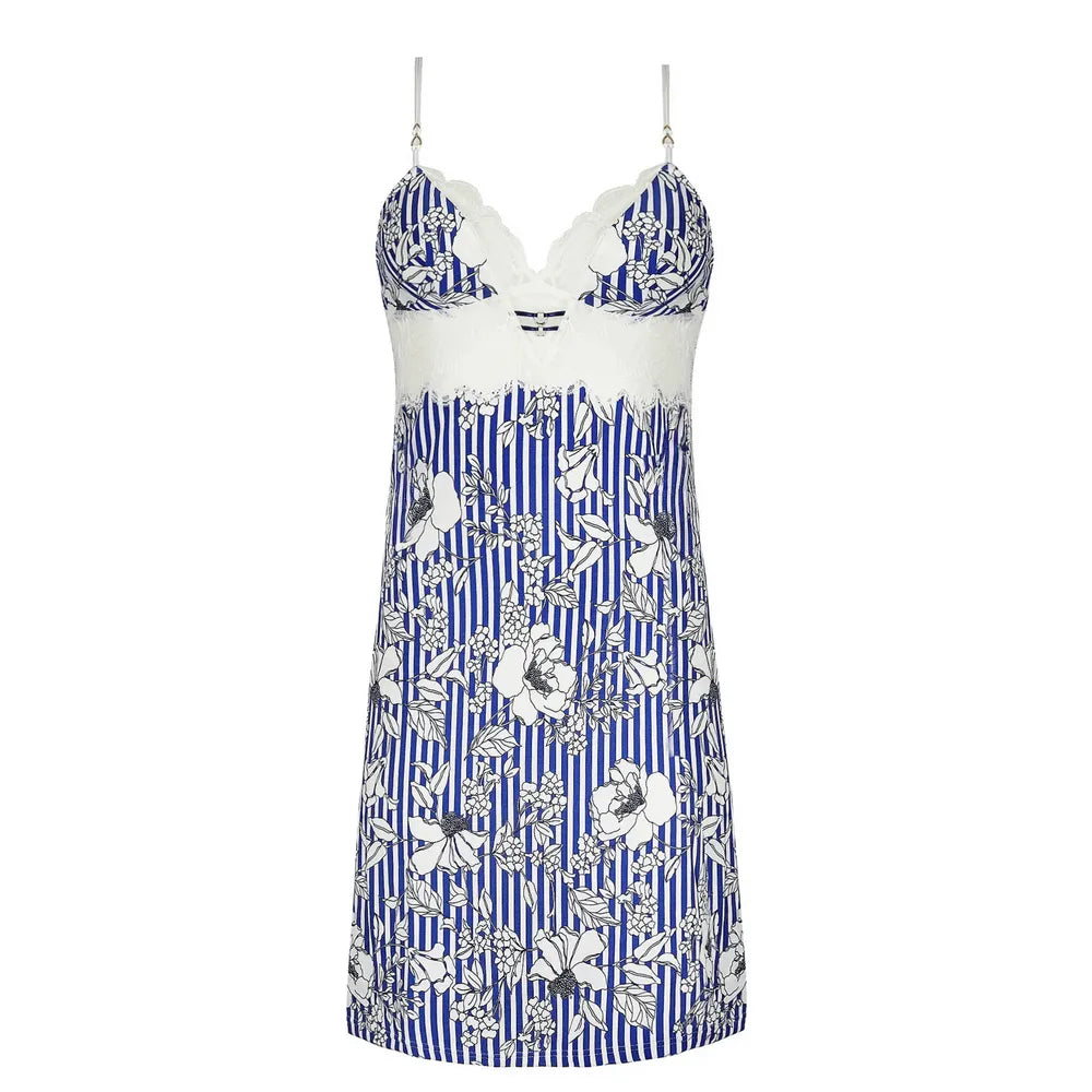 Lise Charmel Cap Au Levant Navy Blue Night Dress