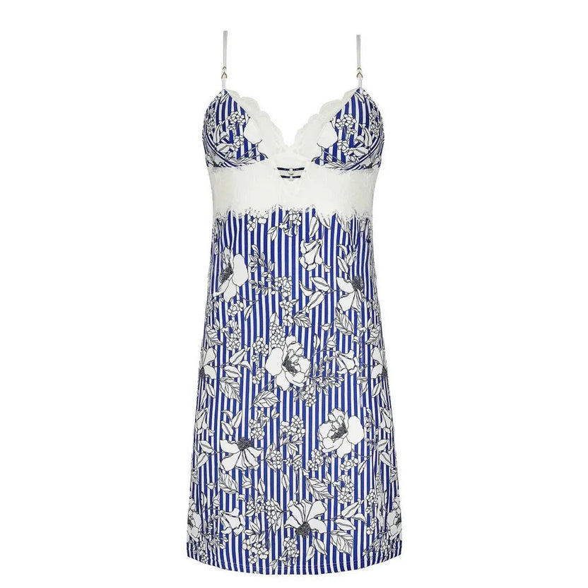 Lise Charmel Cap Au Levant Navy Blue Night Dress