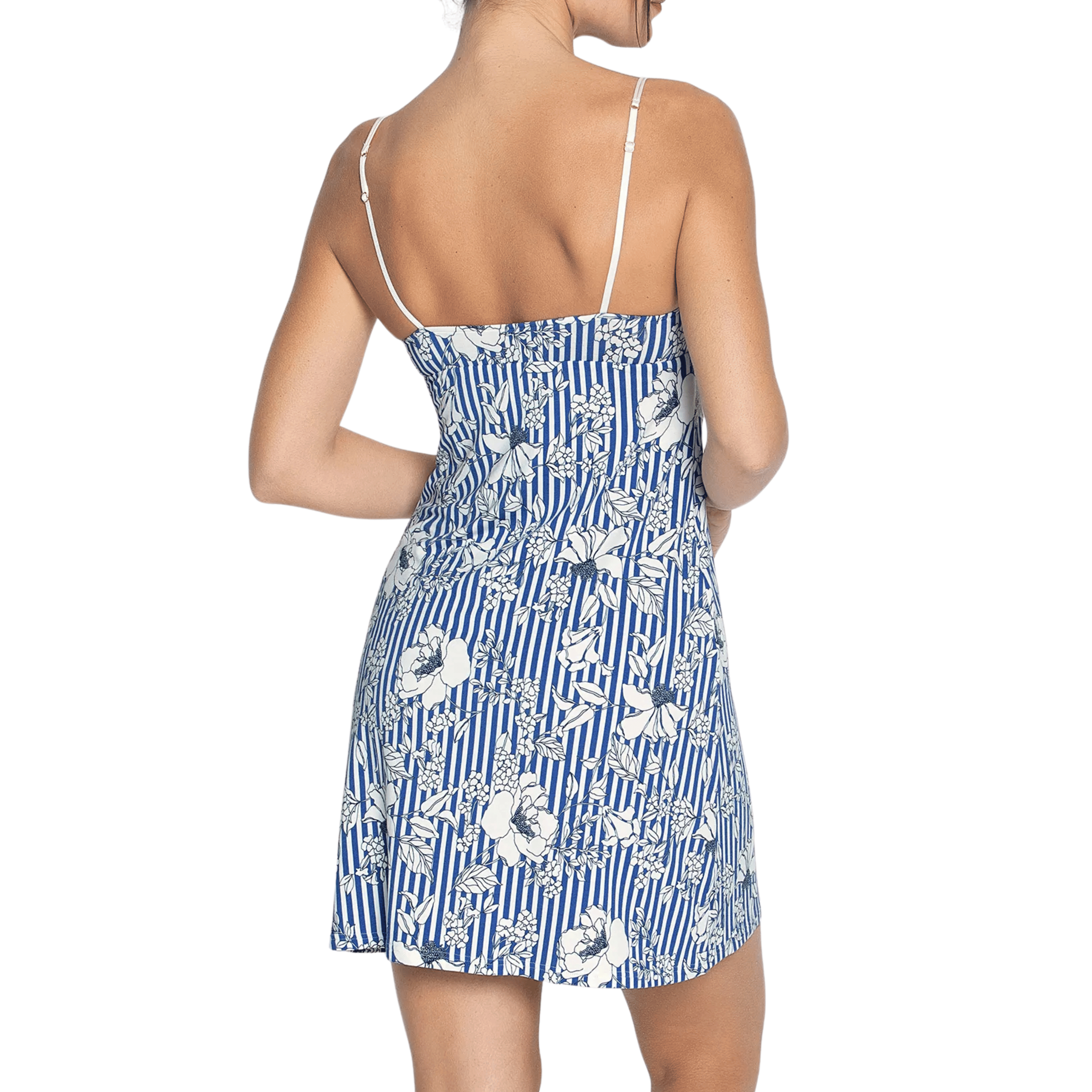 Lise Charmel Cap Au Levant Navy Blue Night Dress Back