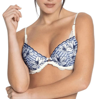 Lise Charmel Cap Au Levant Navy Blue Plunge Bra