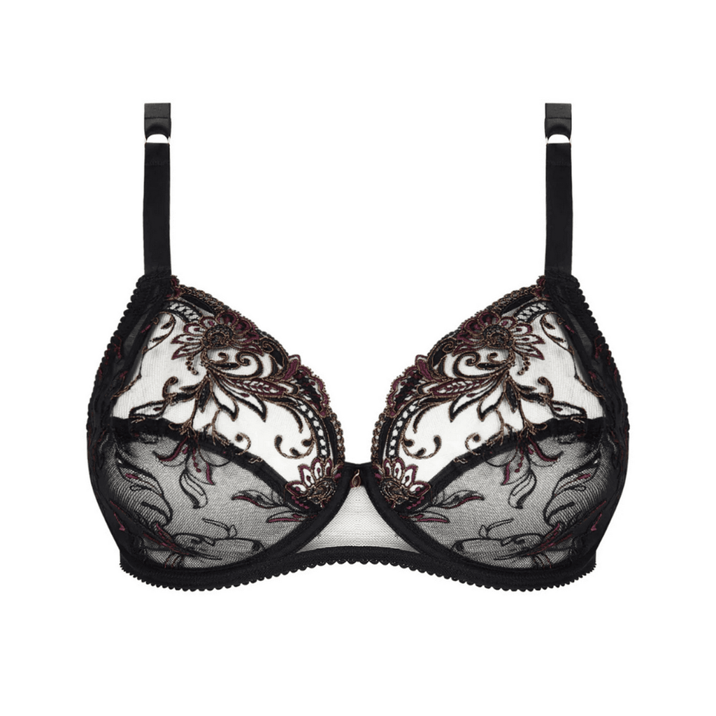 Lise Charmel Charme Secret Black 3 Part Full Cup Bra