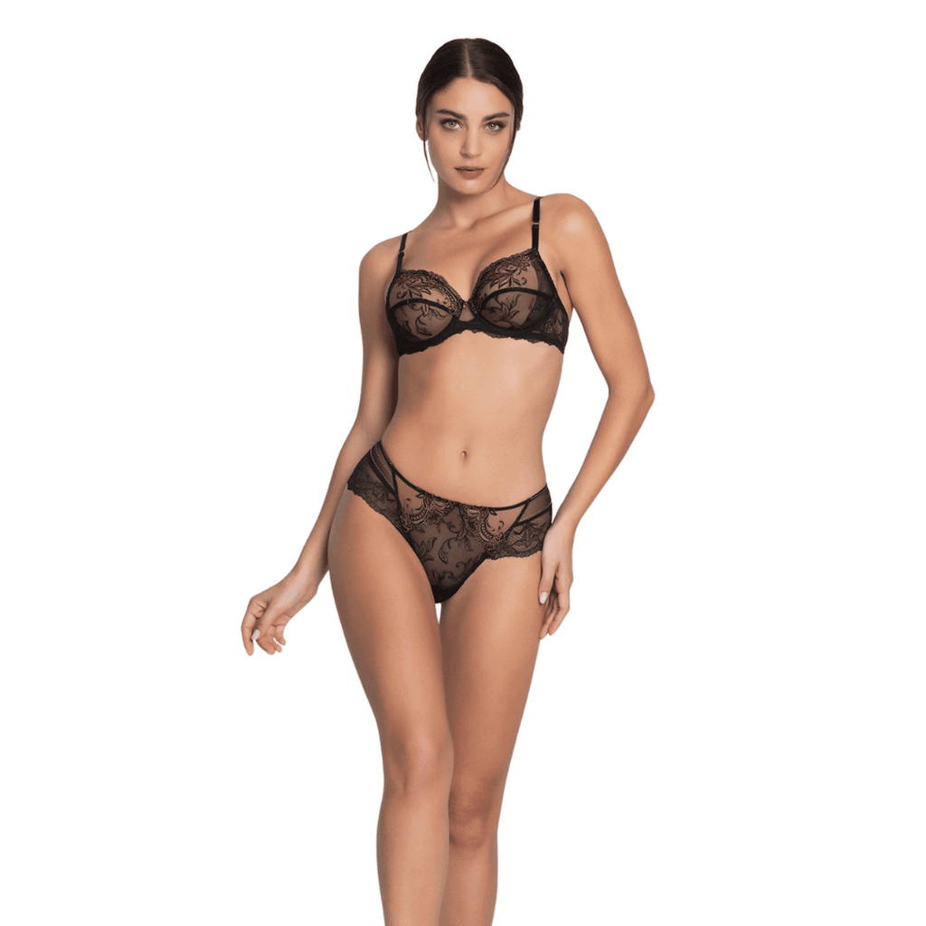Lise Charmel Charme Secret Black Full Cup Bra Front