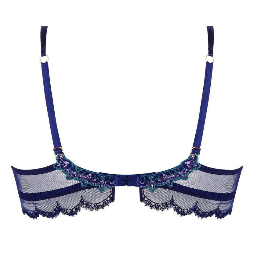 Lise Charmel Deesse Desirs Navy Blue Half Cup Bra Back