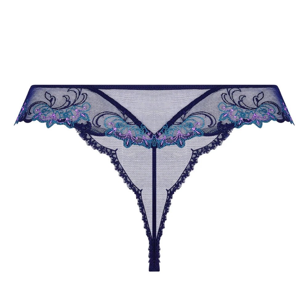 Lise Charmel Deesse Desirs Navy Blue Thong Back