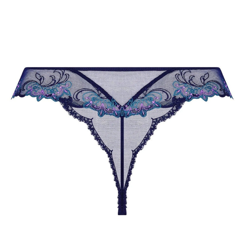 Lise Charmel Deesse Desirs Navy Blue Thong Back