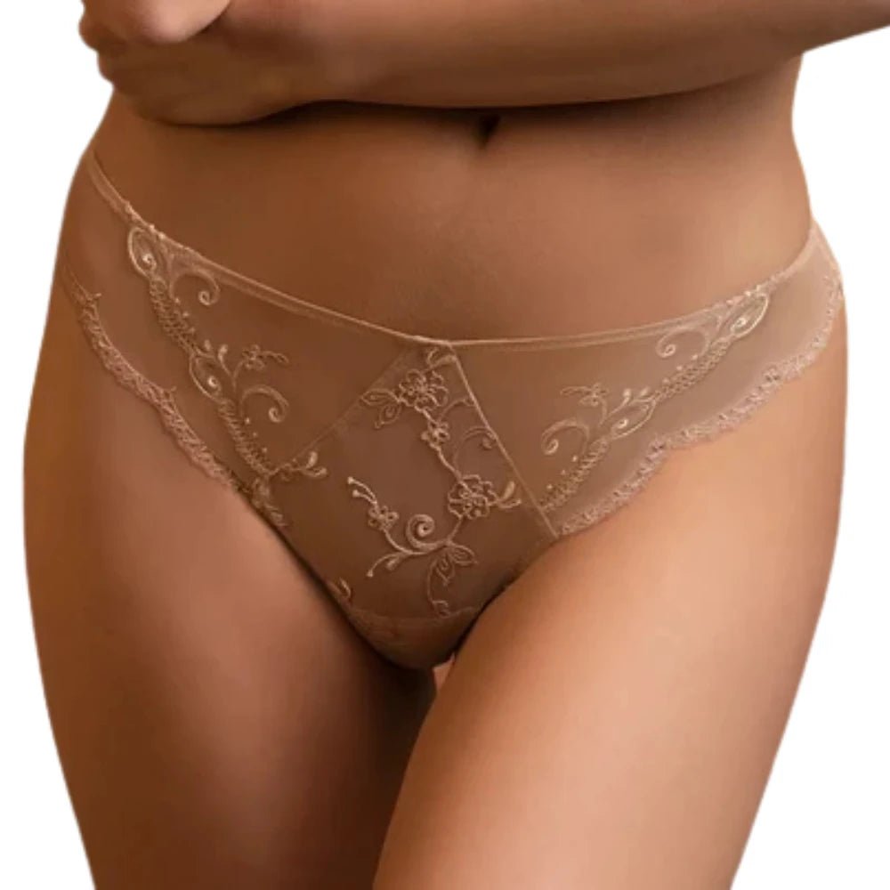 Lise Charmel Deesse en Glam Beige Italian Briefs Front