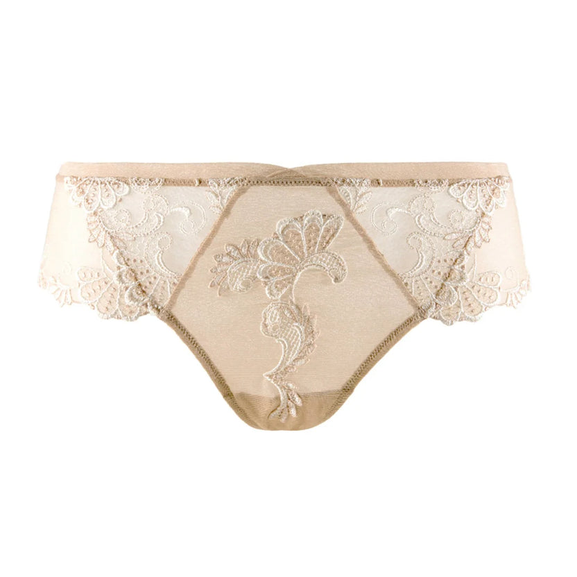 Lise Charmel Dressing Beige Floral Shorty