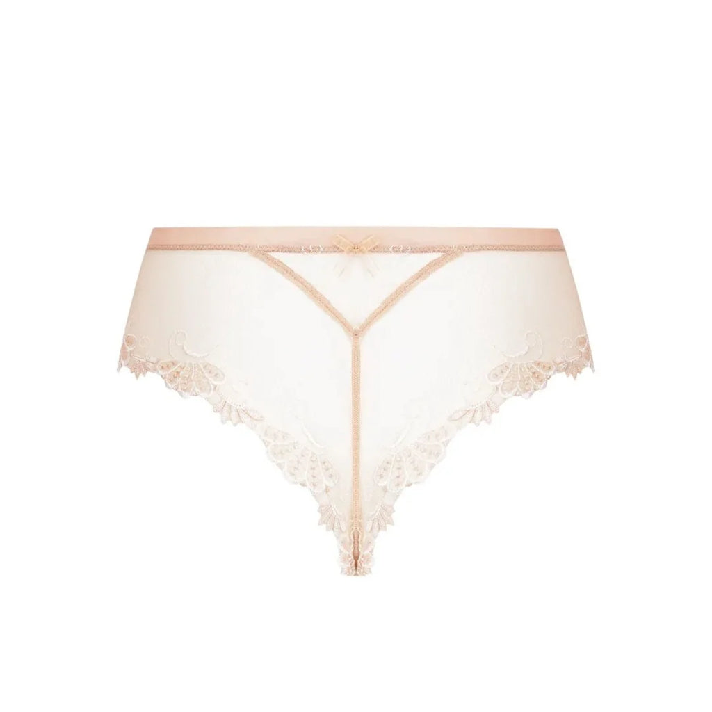 Lise Charmel Dressing Beige Floral Shorty Back