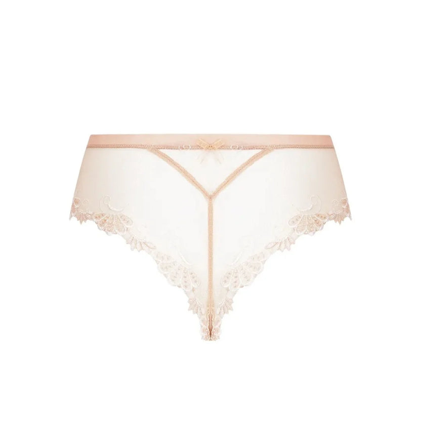 Lise Charmel Dressing Beige Floral Shorty Back