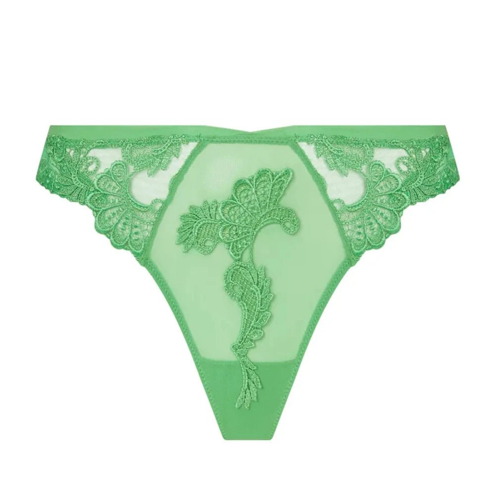 Lise Charmel Dressing Floral Green Thong 