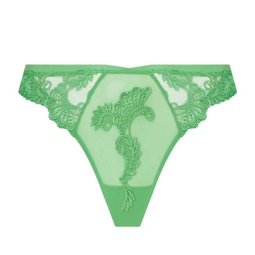 Lise Charmel Dressing Floral Green Thong 
