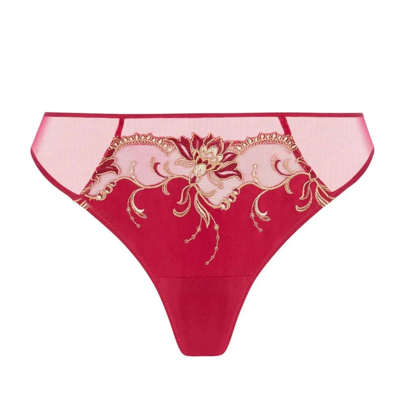 Lise Charmel Eblouissante Icone Red Thong