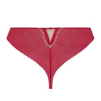 Lise Charmel Eblouissante Icone Red Thong Back