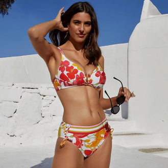 Lise Charmel Envolee Florale Multicolor Triangle Bikini Top