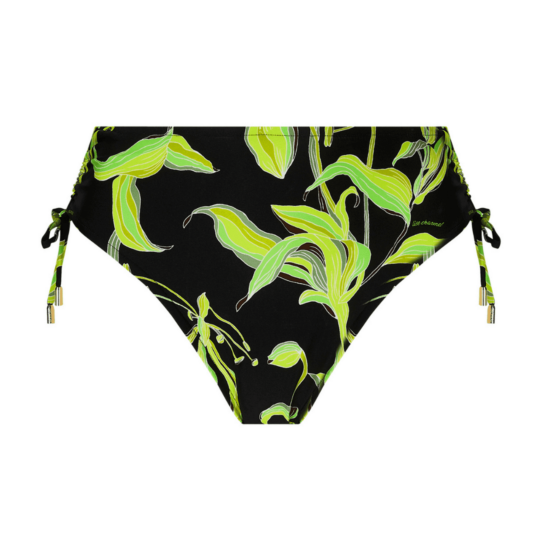 Lise Charmel Fleurs De Nuit Black Adjustable Bikini Bottoms