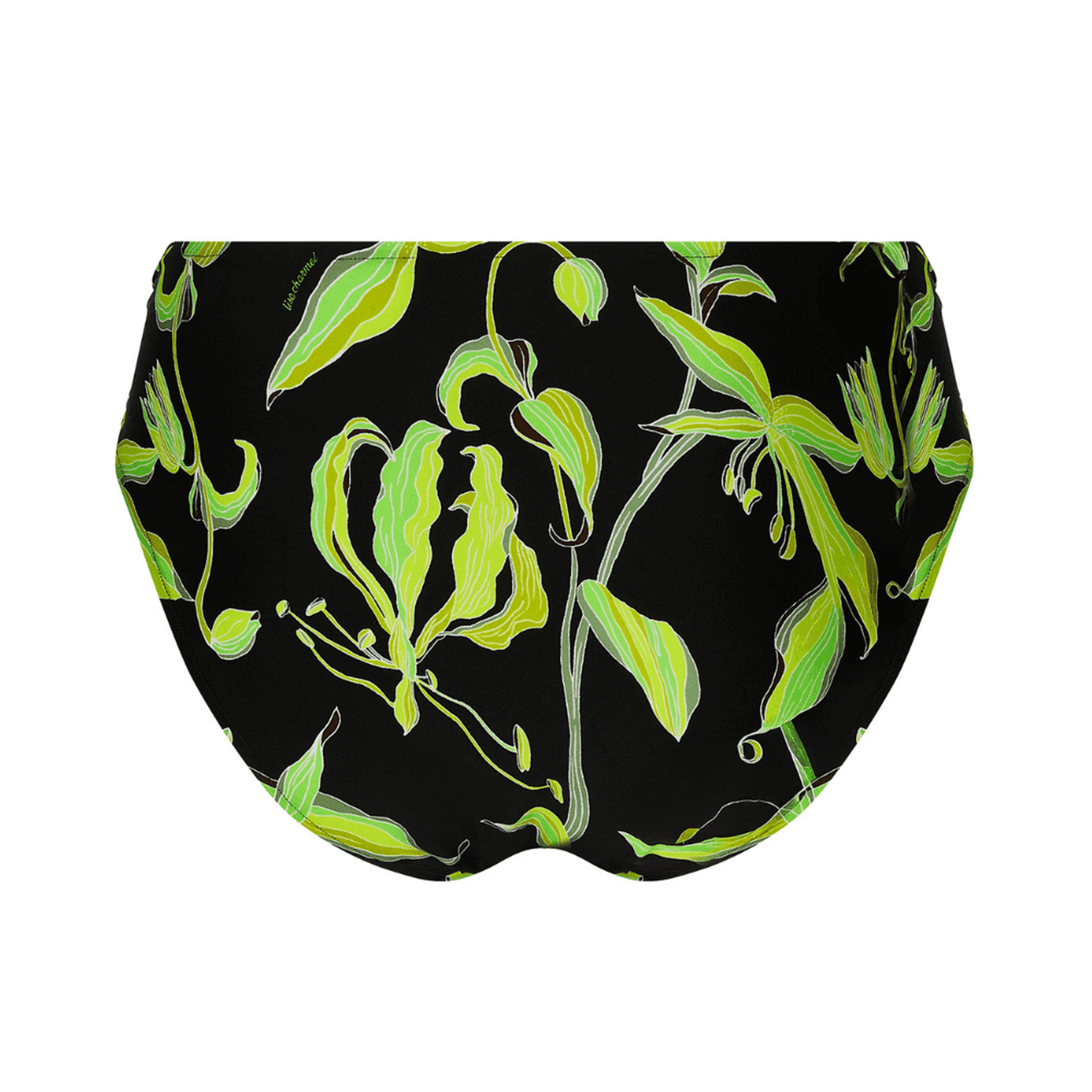 Lise Charmel Fleurs De Nuit Black Adjustable Bikini Bottoms Back