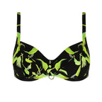 Lise Charmel Fleurs De Nuit Black Bikini Top