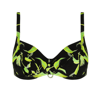 Lise Charmel Fleurs De Nuit Black Bikini Top