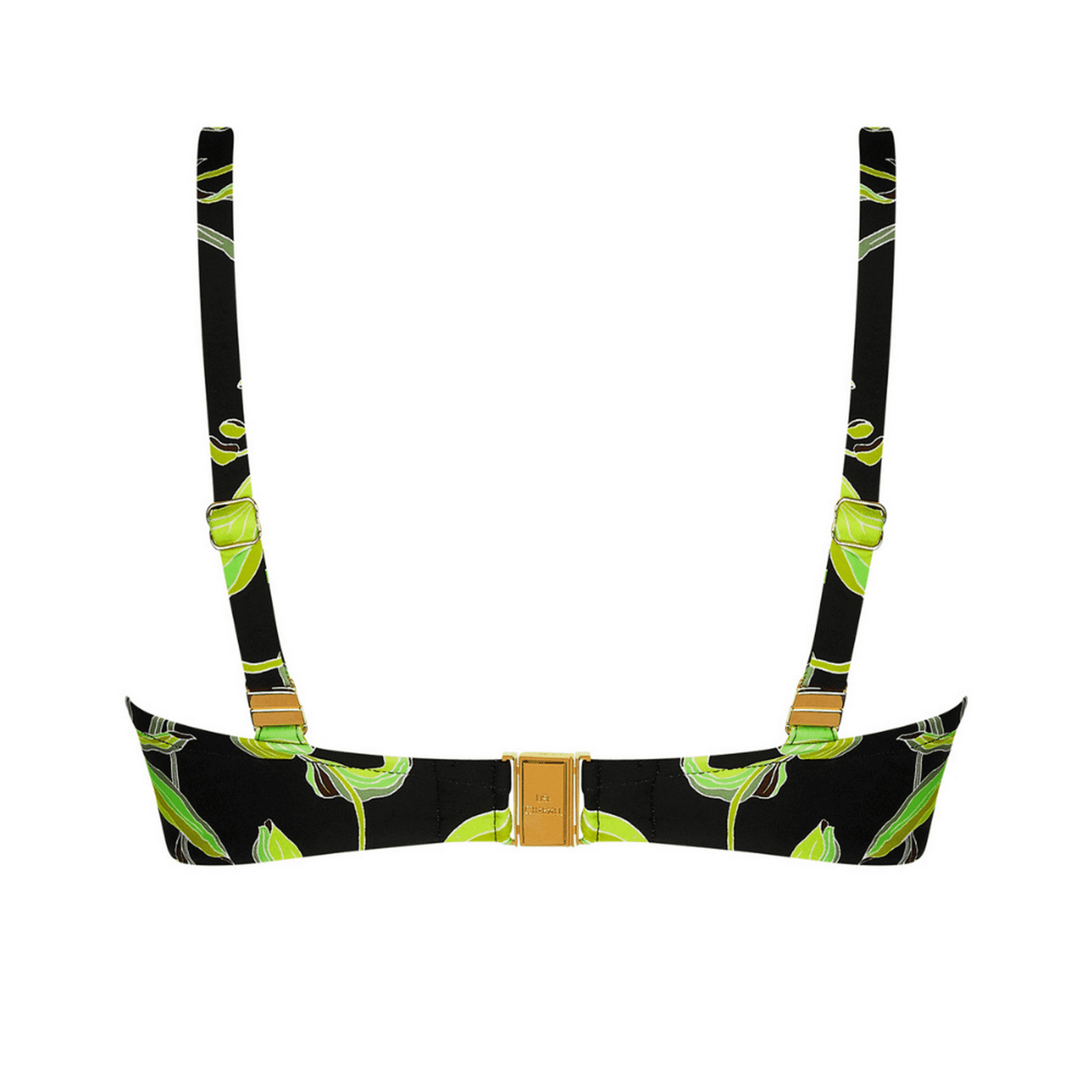 Lise Charmel Fleurs De Nuit Black Bikini Top Back