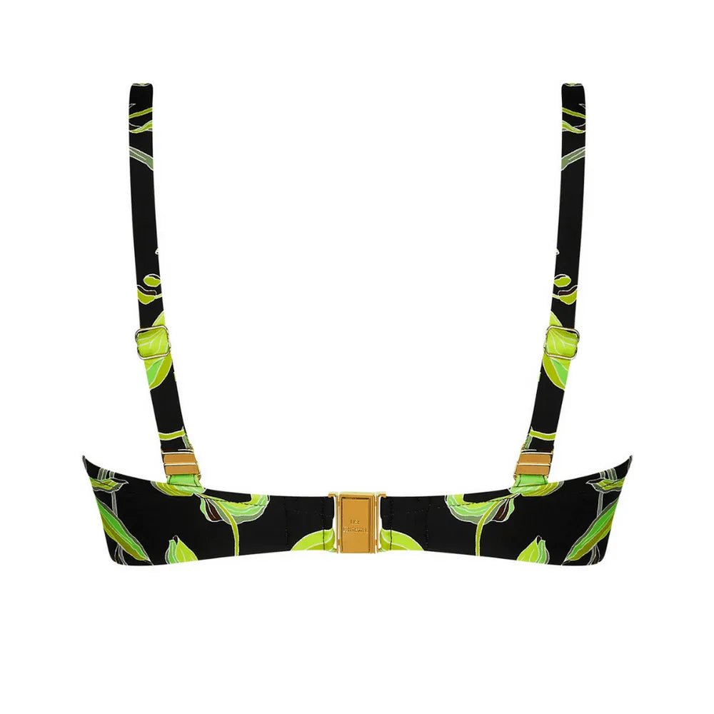 Lise Charmel Fleurs De Nuit Black Bikini Top Back