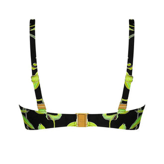 Lise Charmel Fleurs De Nuit Black Bikini Top Back