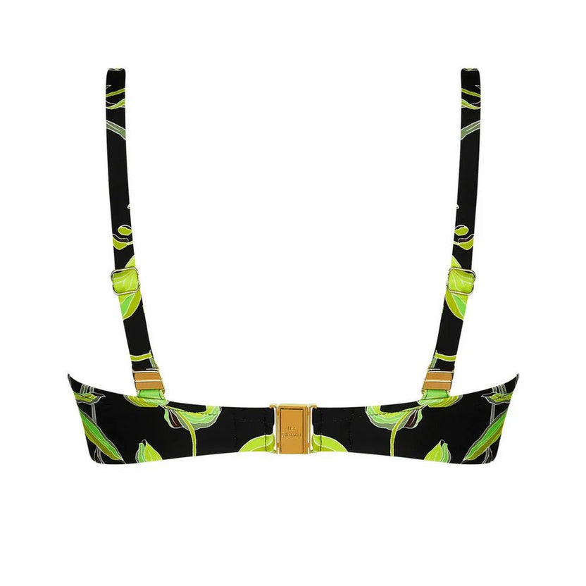 Lise Charmel Fleurs De Nuit Black Bikini Top Back