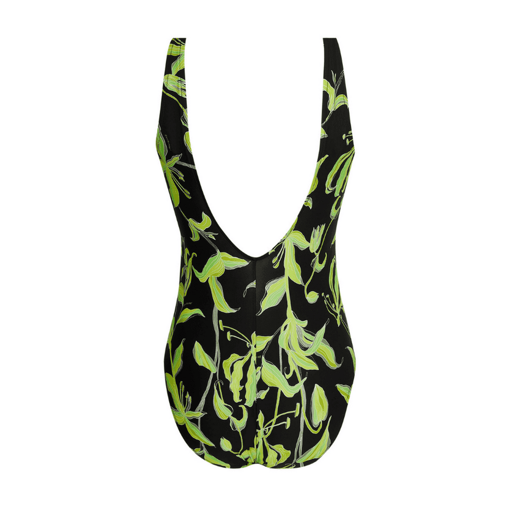 Lise Charmel Fleurs De Nuit Black Swimsuit Back