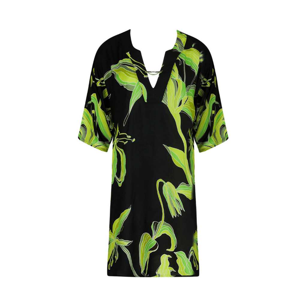 Lise Charmel Fleurs De Nuit Black Tunic