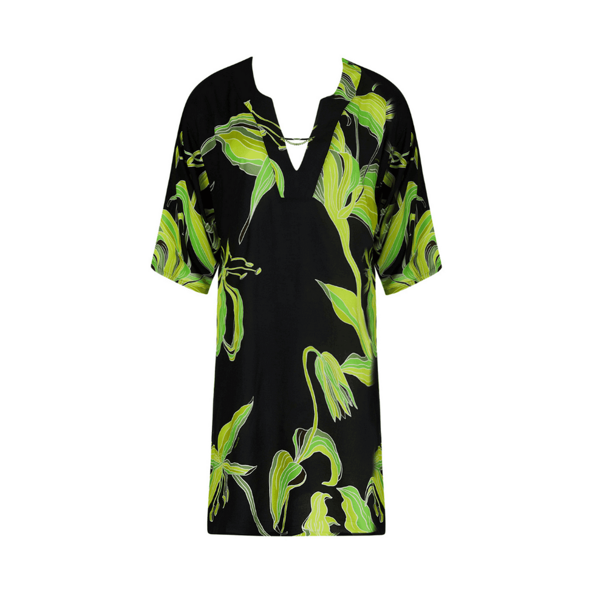 Lise Charmel Fleurs De Nuit Black Tunic