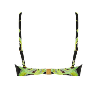 Lise Charmel Fleurs de Nuit Black Bandeau Bikini Top