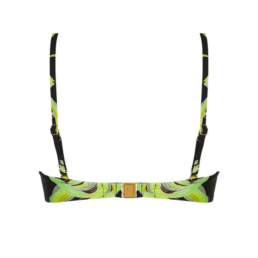 Lise Charmel Fleurs de Nuit Black Bandeau Bikini Top