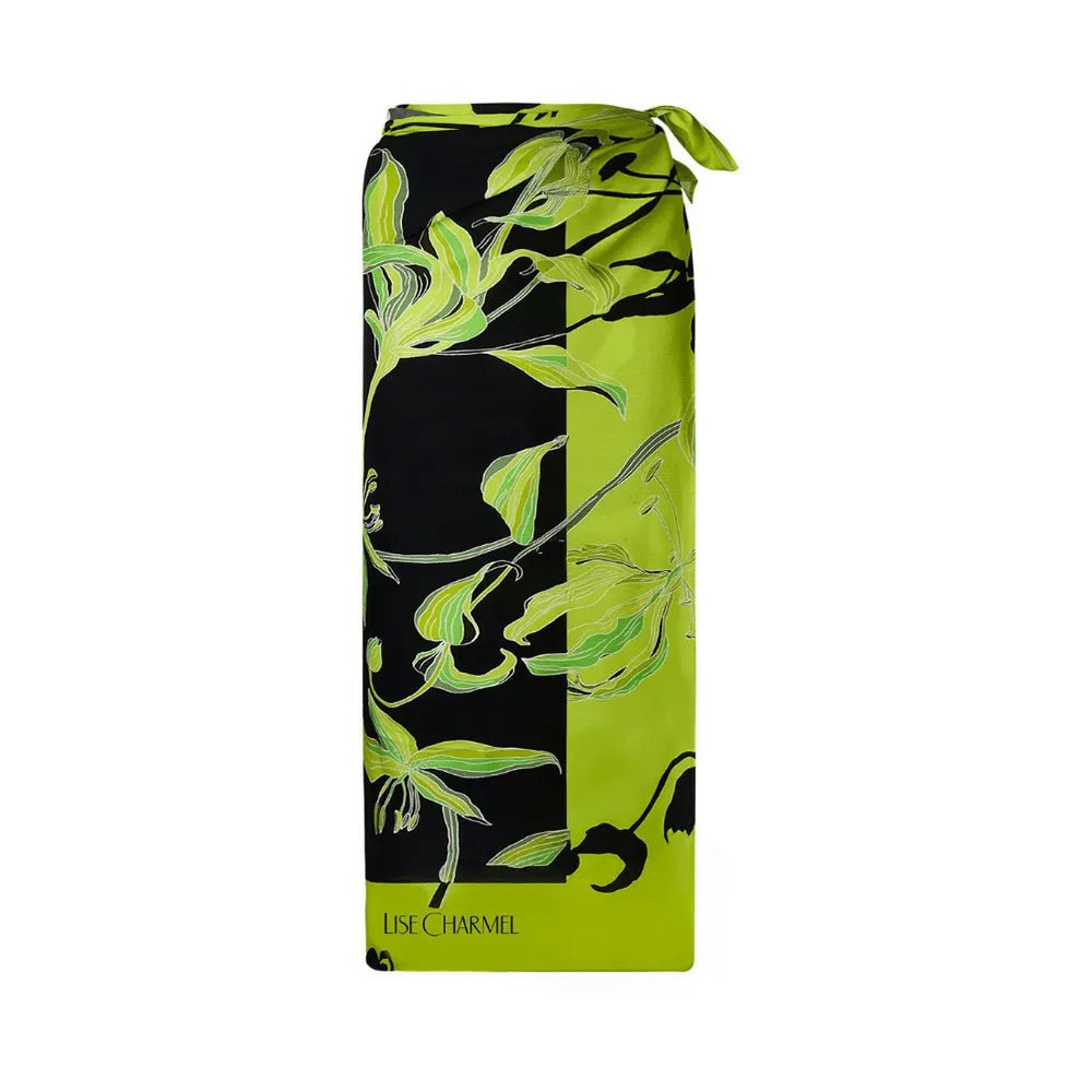 Lise Charmel Fleurs de Nuit Black Long Pareo