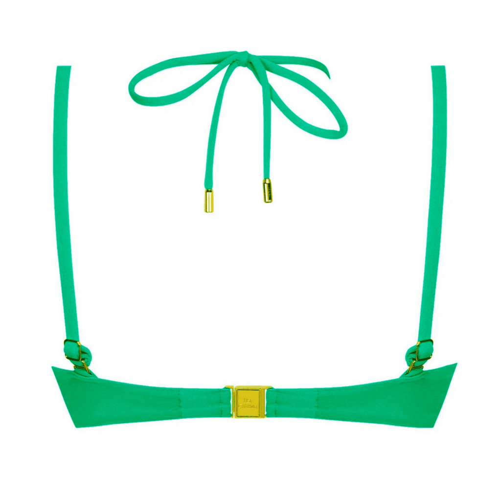 Lise Charmel Grace Infinie Green Bandeau Bikini Top Back