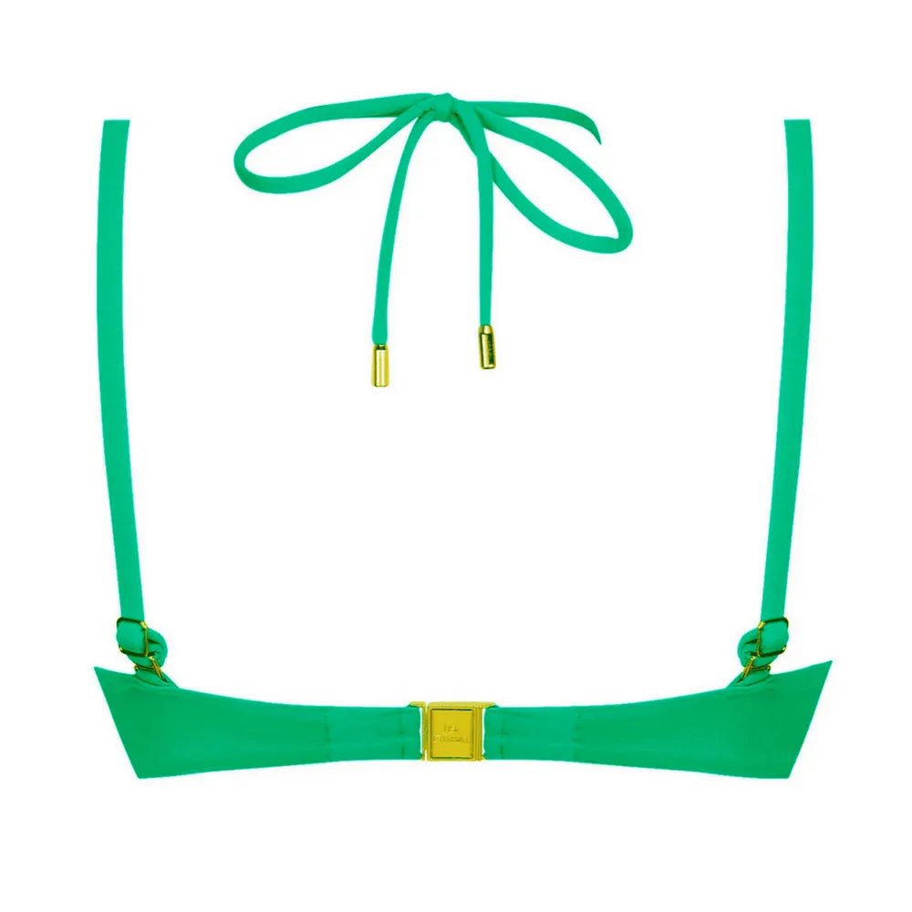 Lise Charmel Grace Infinie Green Bandeau Bikini Top