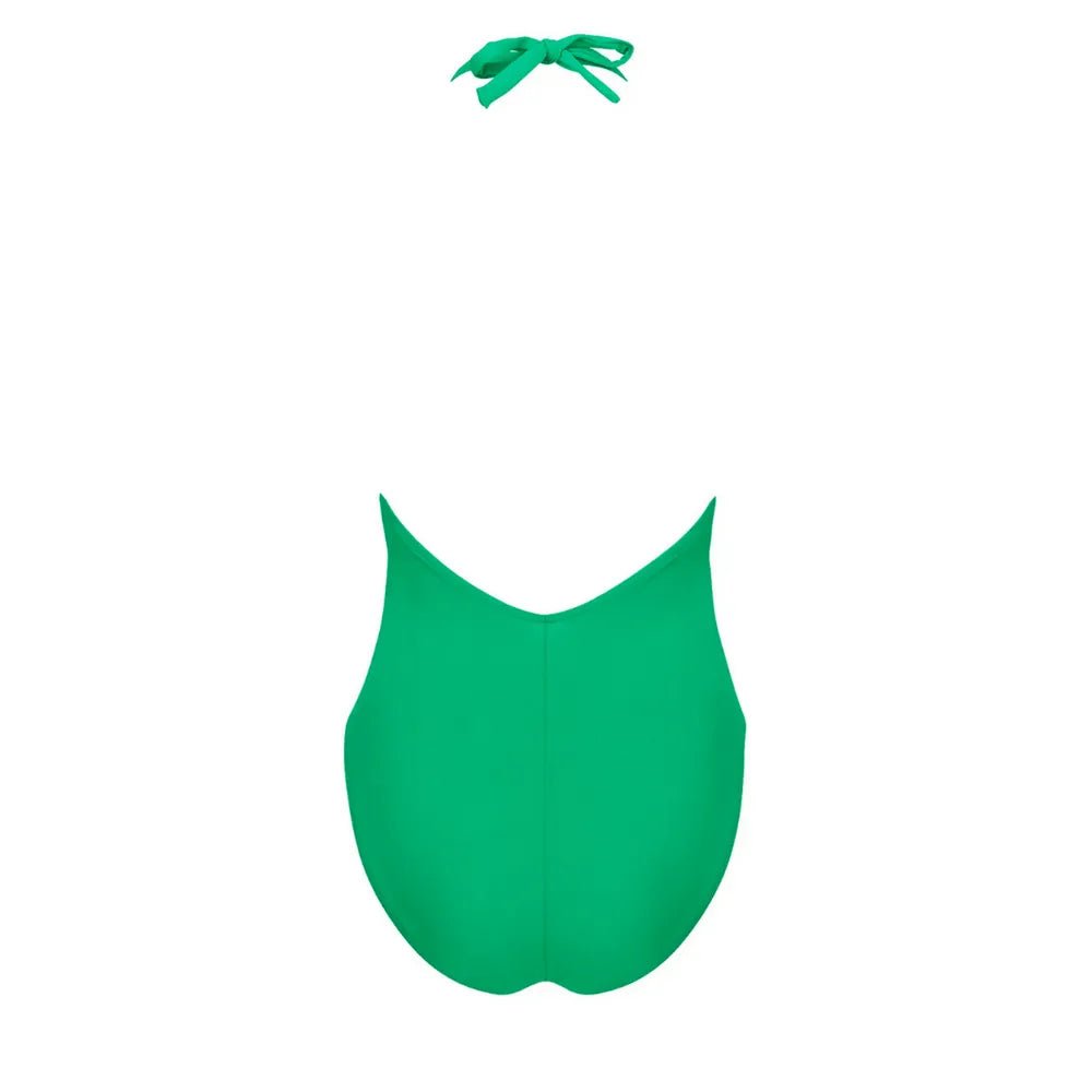Lise Charmel Grace Infinie Green Halter Swimsuit