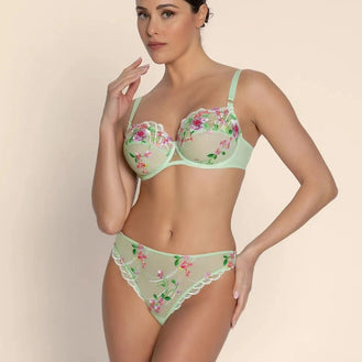 Lise Charmel Libertine En Fleurs Nature Libertine Briefs Front