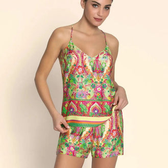 Lise Charmel Libertine En Fleurs Nature Libertine Cami Set Front