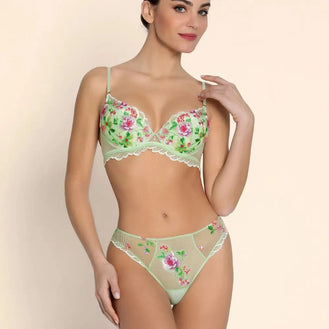 Lise Charmel Libertine En Fleurs Nature Libertine Contour Bra Front
